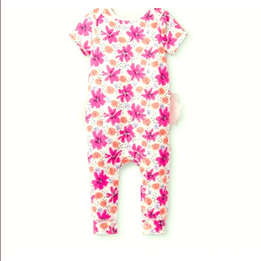 Baby Cat & Jack Floral Romper 0-3 months